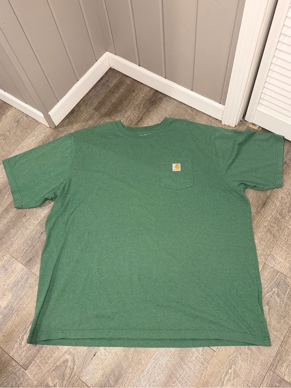 Carhartt Forest Green Pocket Tee - Men's Short Sleeve Shirt